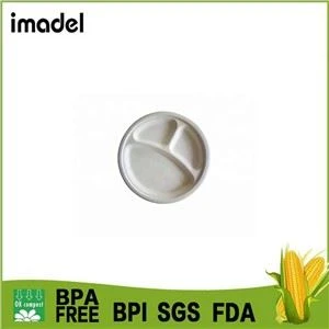 Biodegradable Compartment Plates
