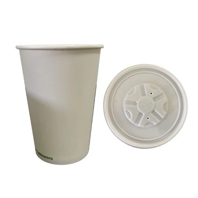 Compostable Paper Bowl With Lid